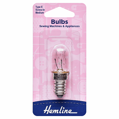 H131.M Sewing Machine Bulb: Screw-In: Medium..